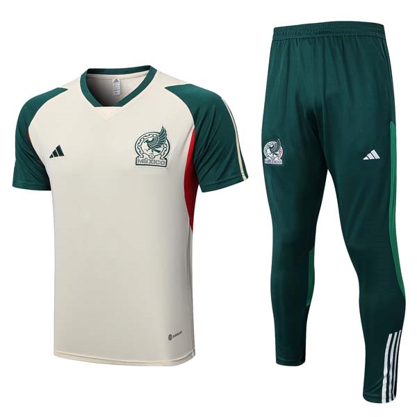 Camiseta México Conjunto Completo 2023/24 Amarillo Verde